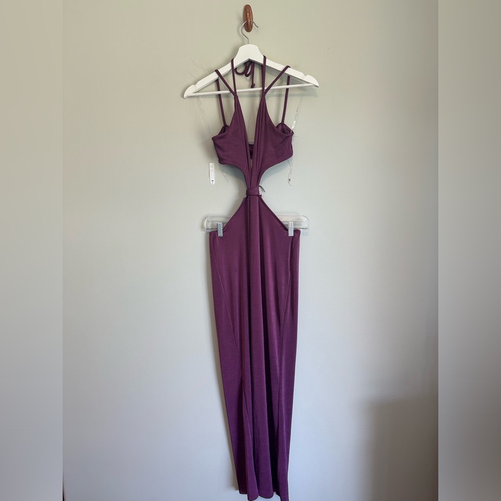 Purple shimmery dress